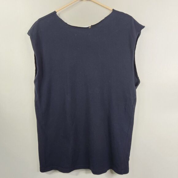 Alberta Ferretti Womens Heart Earth Lurex Embroidered Help Me DIY Mod Tee L - Picture 6 of 7